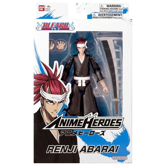 ANIME HEROES BLEACH ABARAI RENJI 7INCH