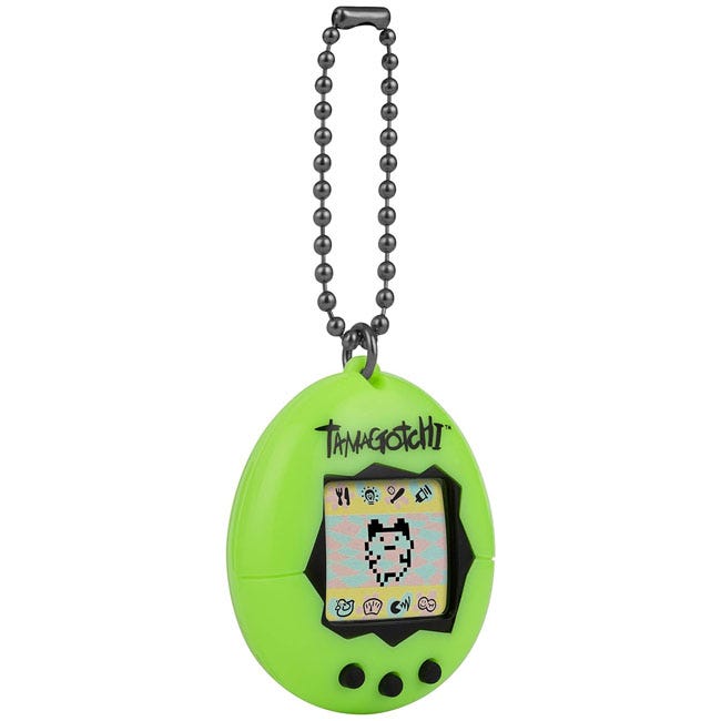 TAMAGOTCHI ORIGINAL NEON GREEN PORTABLE GAME