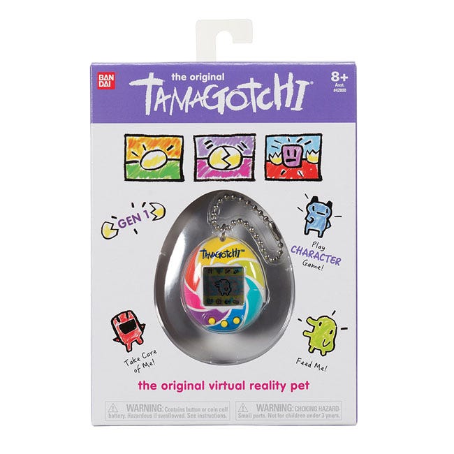 TAMAGOTCHI ORIGINAL CANDY SWIRL PORTABLE GAME