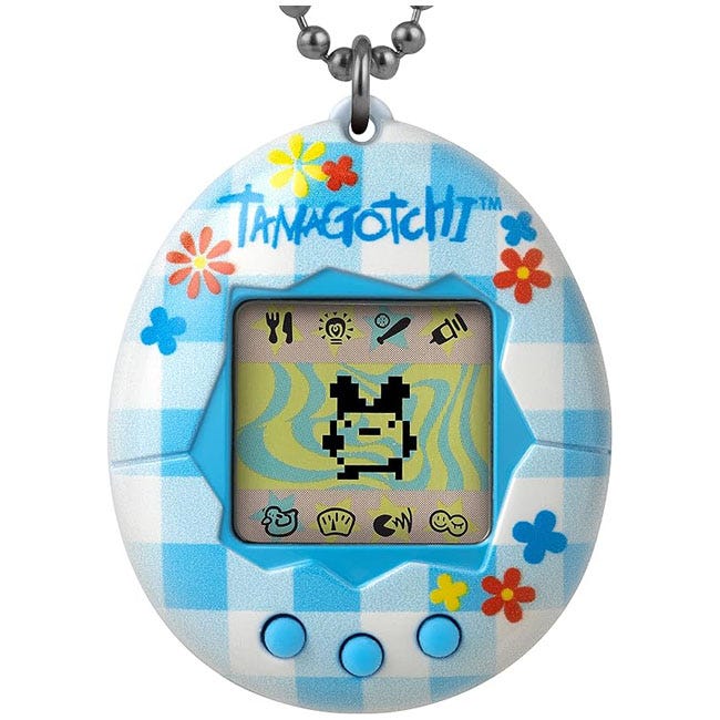 TAMAGOTCHI ORIGINAL FLOWER GINGHAM PORTABLE GAME