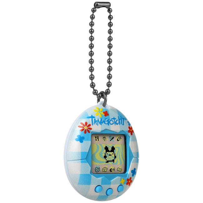TAMAGOTCHI ORIGINAL FLOWER GINGHAM PORTABLE GAME