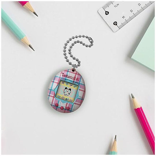 TAMAGOTCHI ORIGINAL PLAID PORTABLE GAME