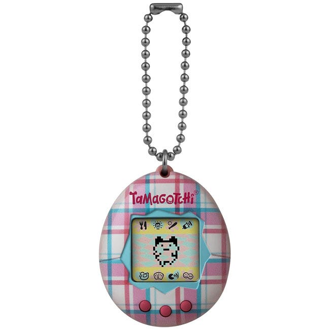 TAMAGOTCHI ORIGINAL PLAID PORTABLE GAME