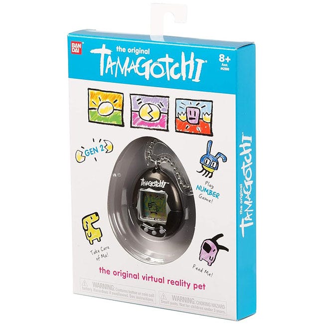 TAMAGOTCHI ORIGINAL ORIGINAL BLACK PORTABLE GAME