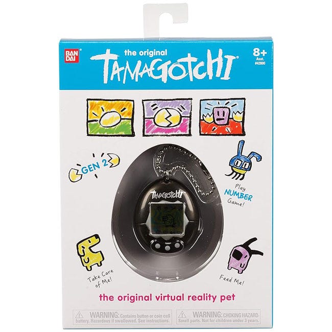 TAMAGOTCHI ORIGINAL ORIGINAL BLACK PORTABLE GAME