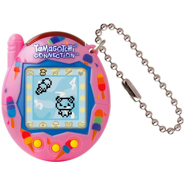 TAMAGOTCHI CONNECTION ICE CREAM BATTERY OPERATED