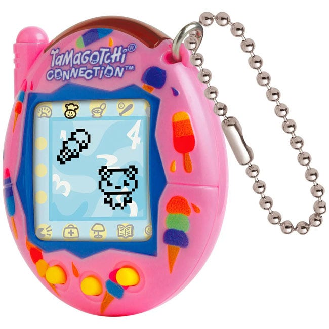 TAMAGOTCHI CONNECTION ICE CREAM BATTERY OPERATED