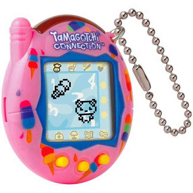 TAMAGOTCHI CONNECTION ICE CREAM BATTERY OPERATED