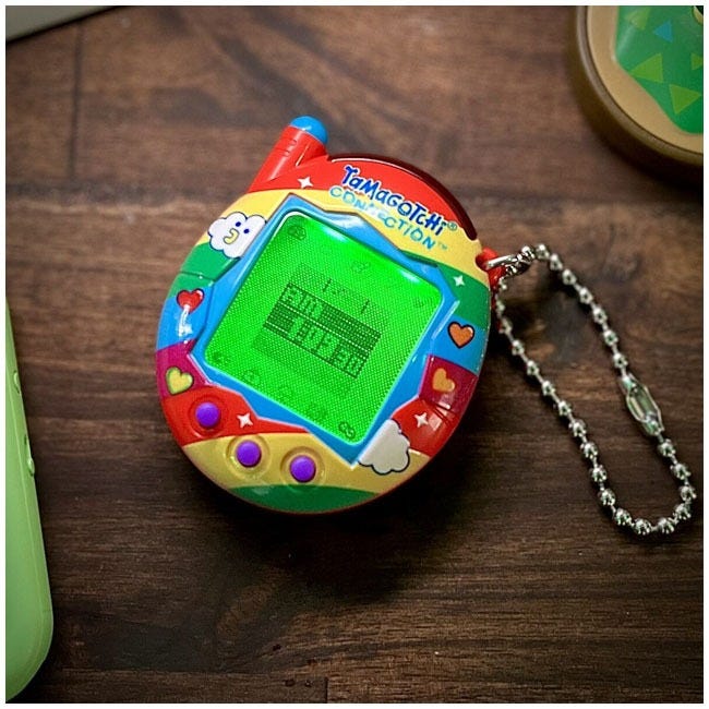 TAMAGOTCHI CONNECTION RAINBOW B/O