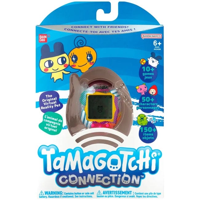 TAMAGOTCHI CONNECTION TRANSPARENT BATTERY OPERATED