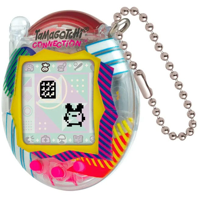 TAMAGOTCHI CONNECTION TRANSPARENT BATTERY OPERATED