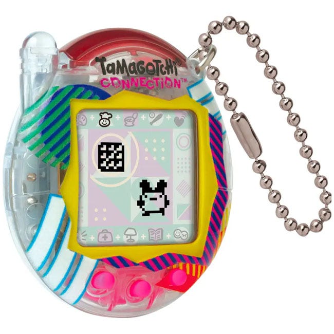 TAMAGOTCHI CONNECTION TRANSPARENT BATTERY OPERATED