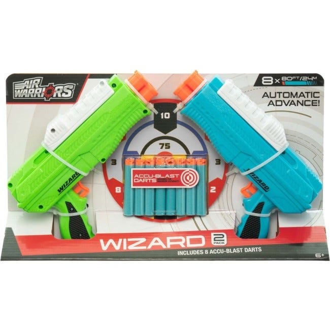 BUZZ BEE WIZARD 2PACK DART BLASTER