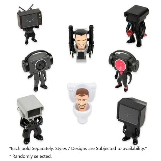 SKIBIDI TOILET SERIES-1 MINI MYSTERY FIGURE COLLECTOR