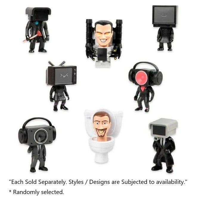 SKIBIDI TOILET SERIES-1 MYSTERY FIGURE COLLECTOR