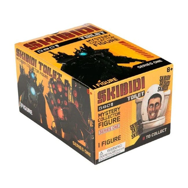 SKIBIDI TOILET SERIES-1 MYSTERY FIGURE COLLECTOR