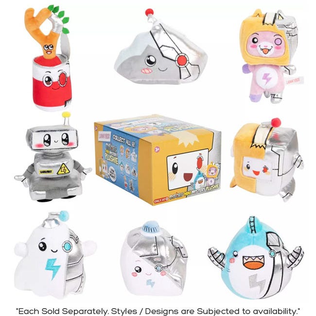 LANKYBOX 6-INCH S2 CYBORG MINI MYSTERY PLUSHIE