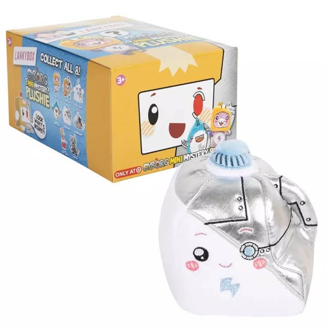 LANKYBOX 6-INCH S2 CYBORG MINI MYSTERY PLUSHIE