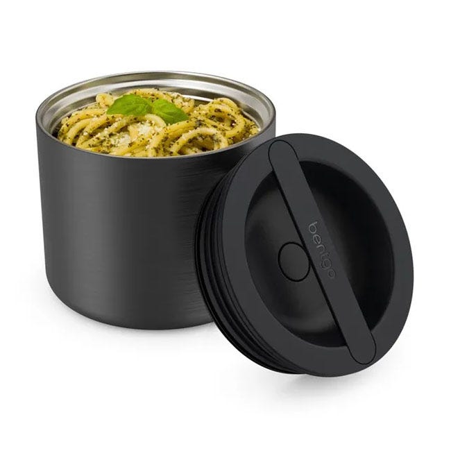 BENTGO  STAINLESS STEEL INSULATED FOOD CONTAINER  CARBON B