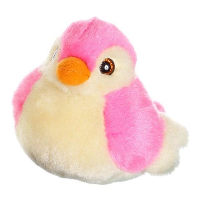 BIRDIES MUSICAL BIRD 14 CM  ORANGE