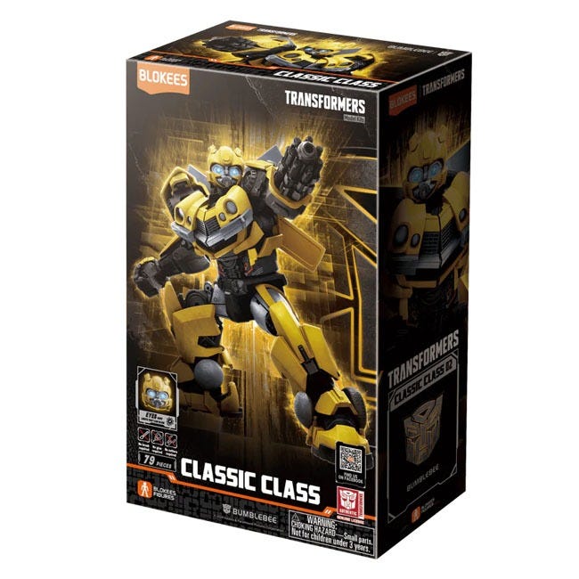 BLOKEES BUMBLEBEE CLASSIC CLASS 02 TRANSFORMERS MODEL KIT