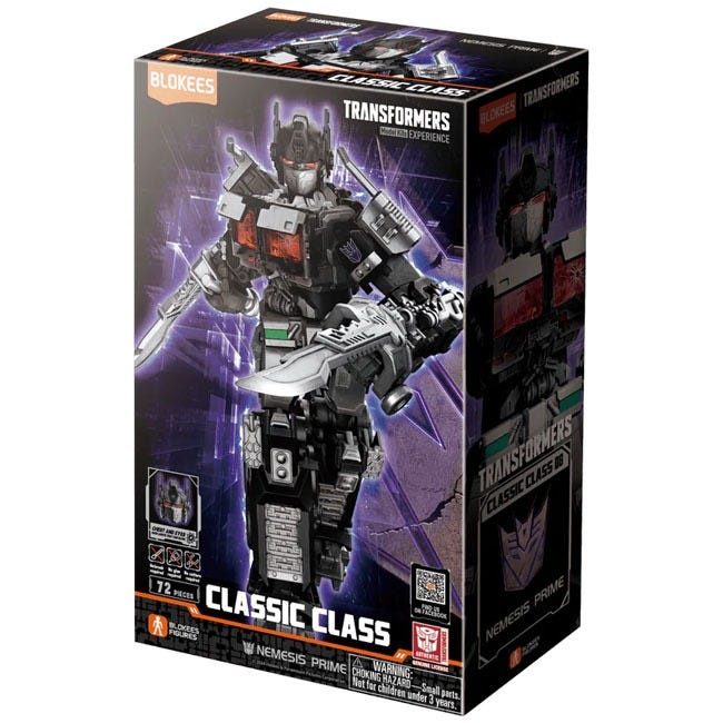 BLOKEES CLASSIC CLASS 08 NEMESIS PRIME RISE TRANSFORMERS