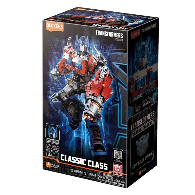 BLOKEES MOVIE 01 OPTIMUS PRIME CLASSIC CLASS TRANSFORMERS