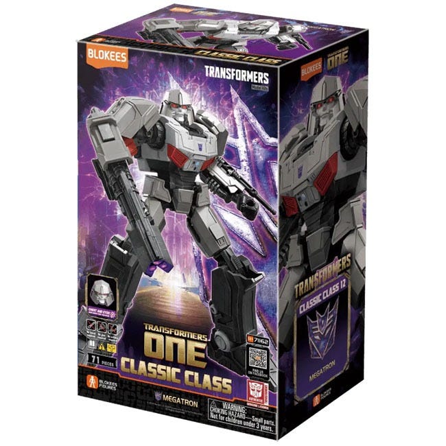 BLOKEES CLASSIC CLASS 12 ONE MEGATRON TRANSFORMERS