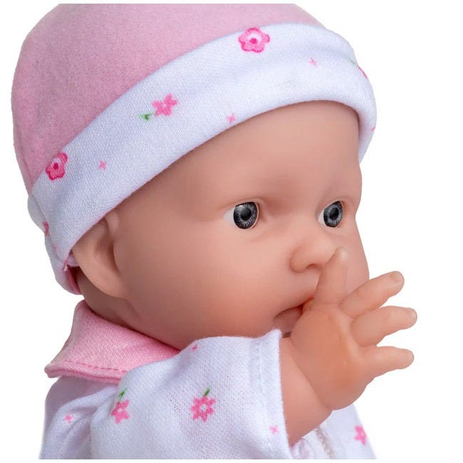 BERENGUER 11-INCH LA BABY DOLL - PINK OUTFIT