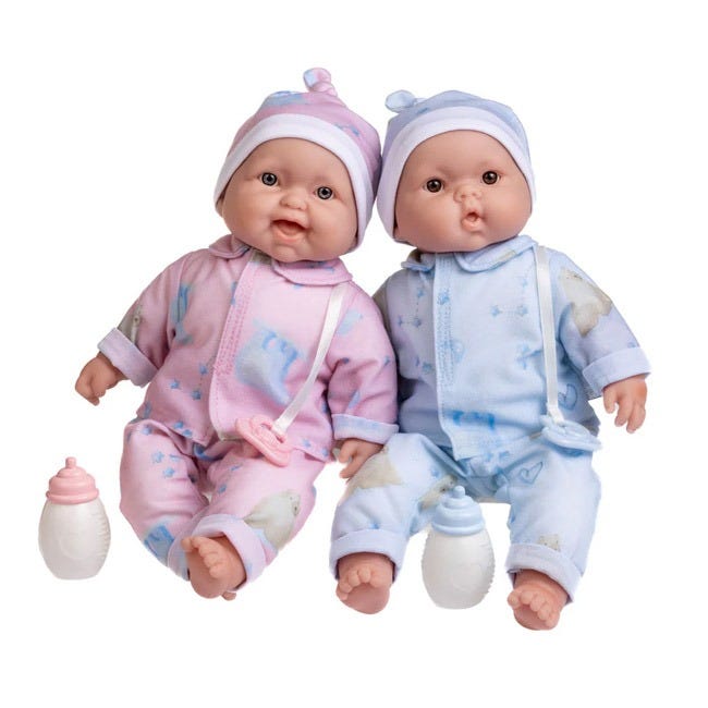 BERENGUER 13-INCH LOTS TO CUDDLE BABIES TWINS DOLL
