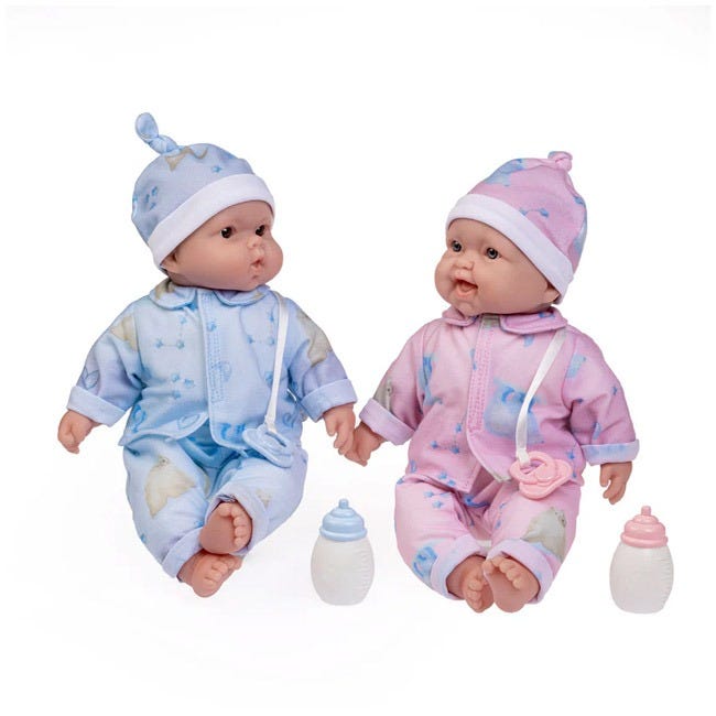 BERENGUER 13-INCH LOTS TO CUDDLE BABIES TWINS DOLL