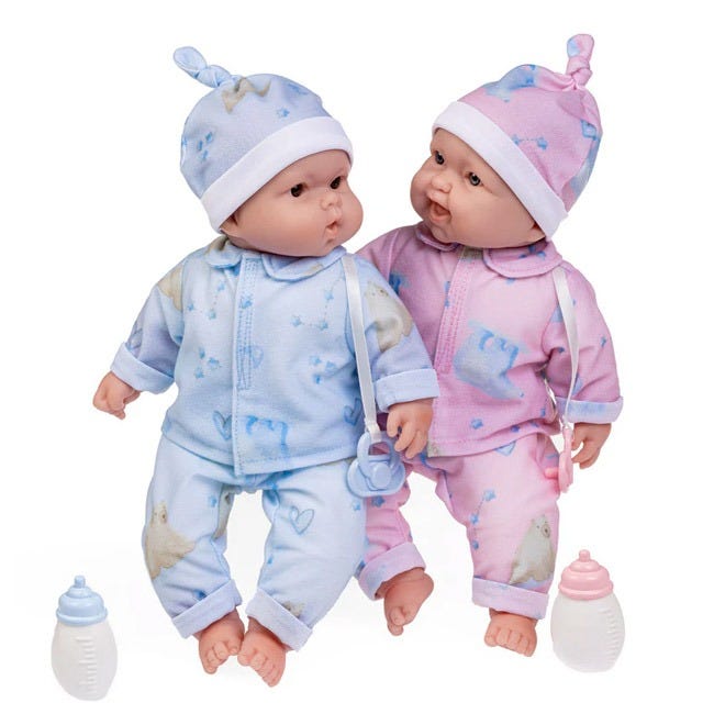 BERENGUER 13-INCH LOTS TO CUDDLE BABIES TWINS DOLL