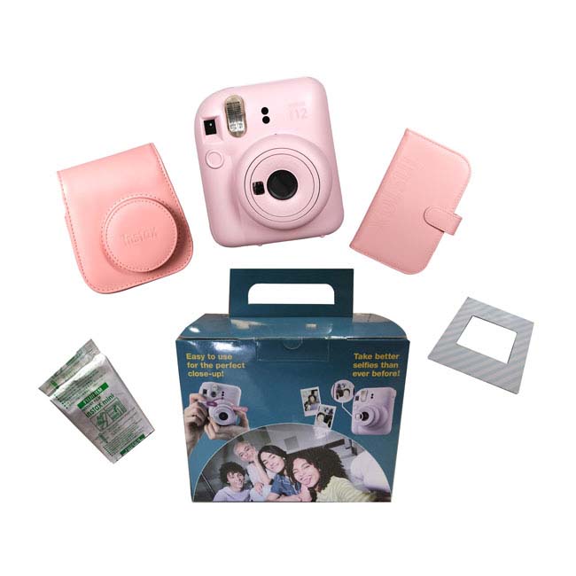 FUJIFILM INSTAX MINI 12 BUNDLE GIFT SET PINK