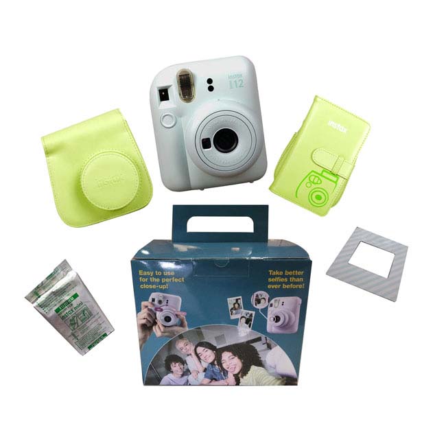 FUJIFILM INSTAX MINI 12 BUNDLE GIFT SET GREEN