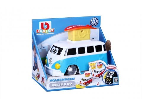 BBJUNIOR VOLKSWAGEN PRESS & GO BUS