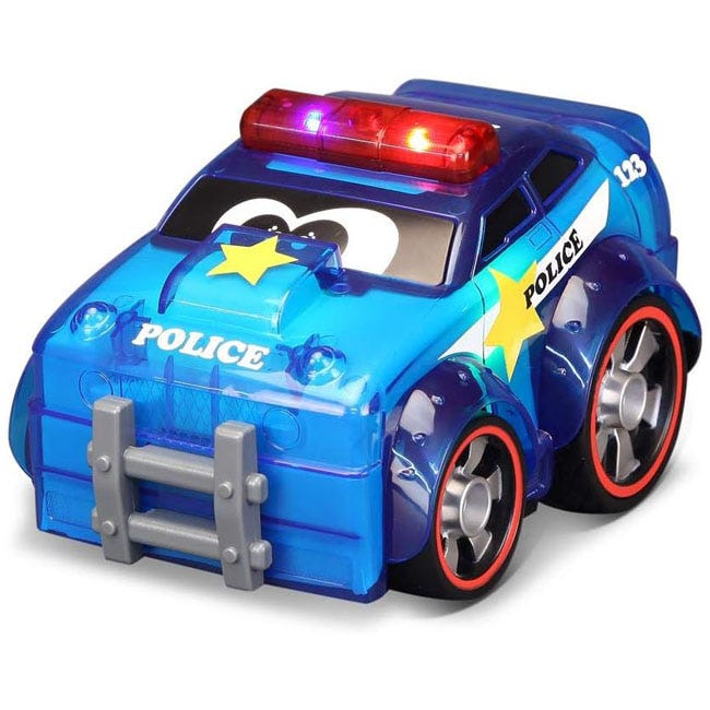 BBJUNIOR PUSH AND GLOW POLICE CAR