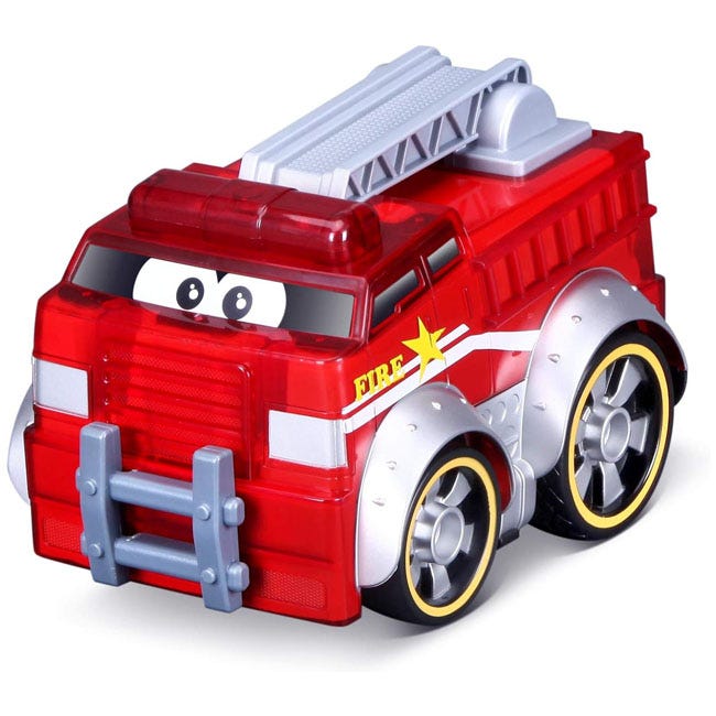 BBJUNIOR PUSH AND GLOW FIRE TRUCK