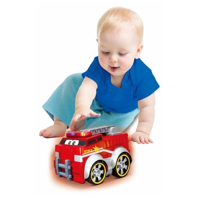 BBJUNIOR PUSH AND GLOW FIRE TRUCK