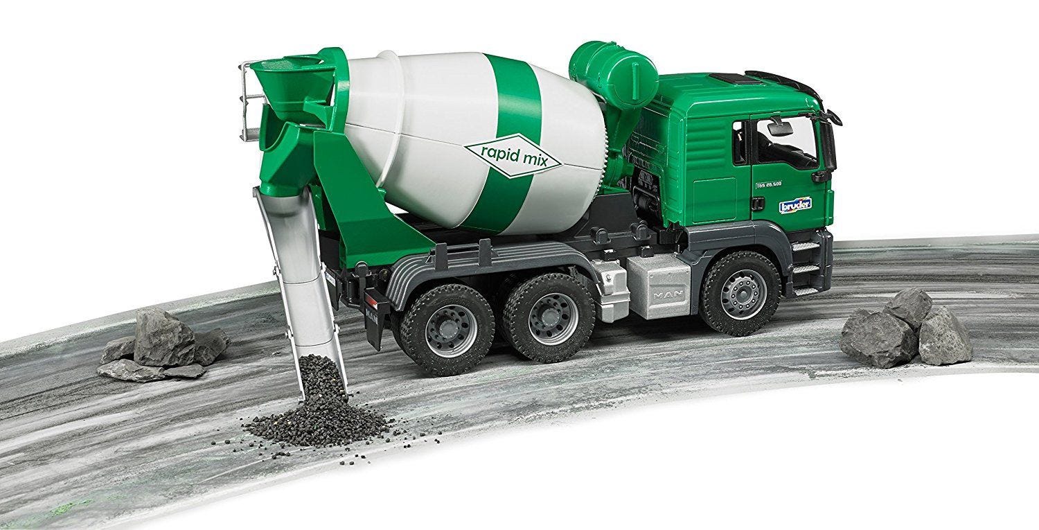 BRUDER MERCEDES BENZ AROCS CEMENT MIXER TRUCK