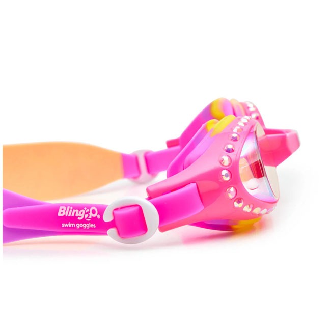 BLING2O SWIMMING GOGGLES - BANDANA PEACHIE PINK
