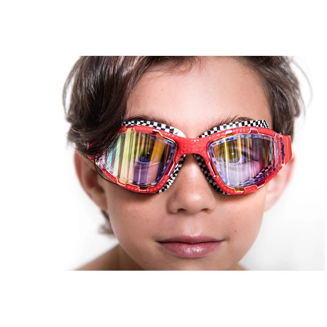 BLING2O SWIMMING GOGGLES - STREET VIBE BELLY FLOP RED
