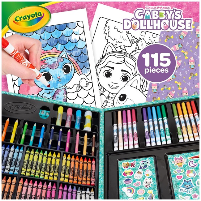 CRAYOLA GABBY'S DOLLHOUSE ART CASE