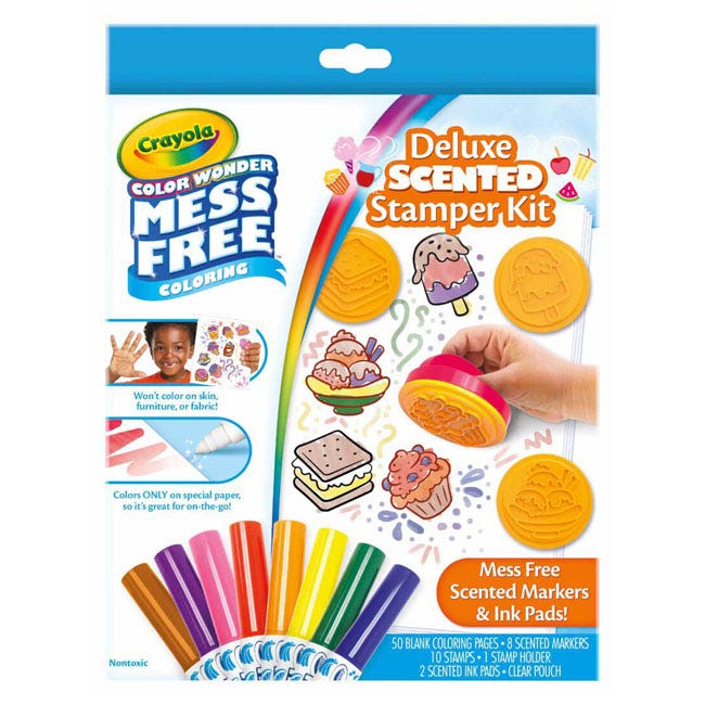CRAYOLA COLOR WONDER DELUXE SCENTED STAMPER KIT