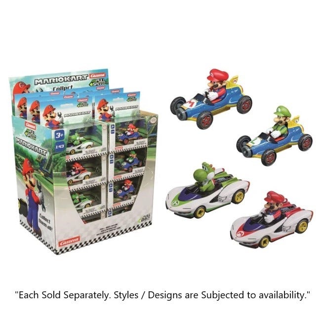 PULL N SPEED MARIO KART SPECIAL CARS ASST