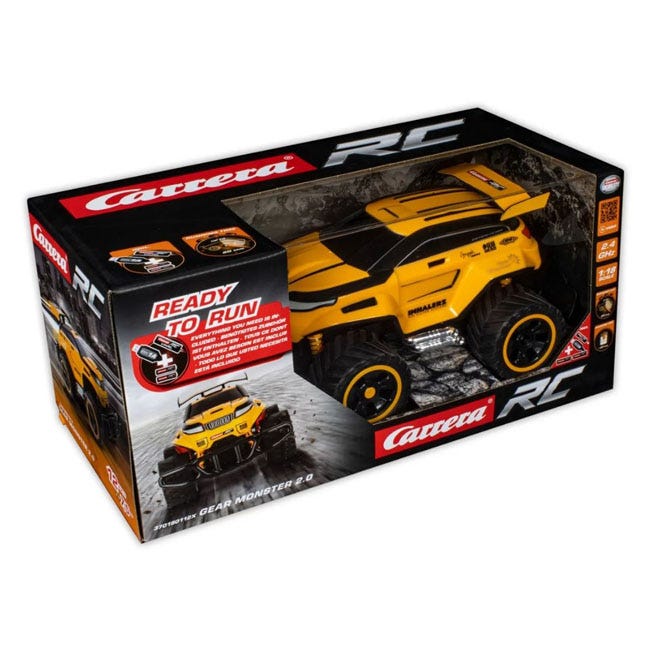 CARRERA 1:18 GEAR MONSTER-2.0GHZ REMOTE CONTROL CAR