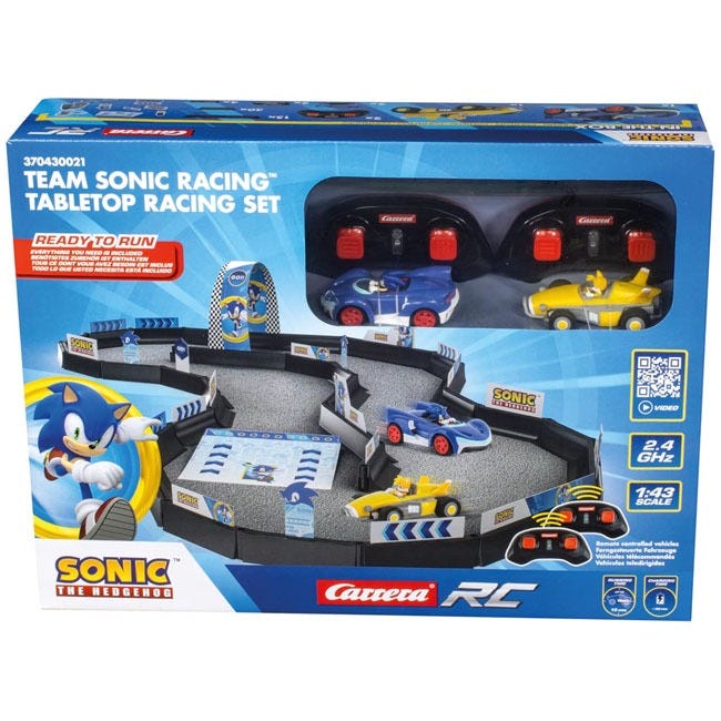 CARRERA TEAM SONIC TABLETOP RACING SET