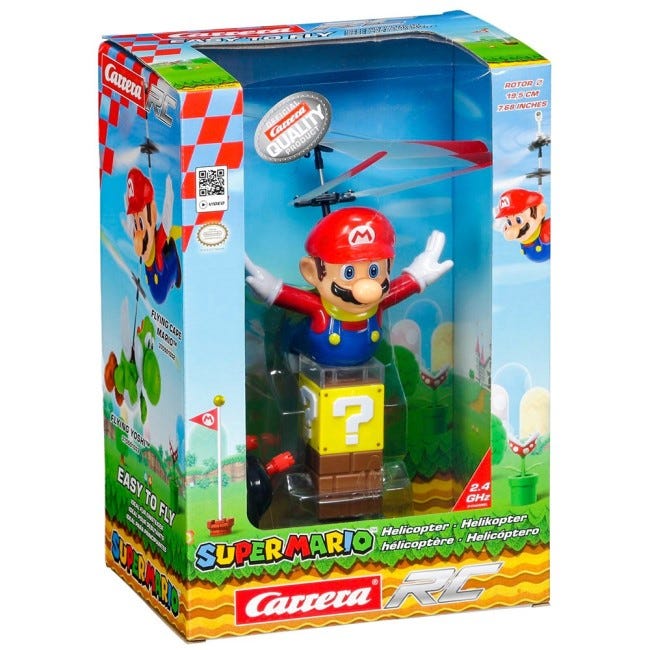 CARRERA FLYING CAPE MARIO HELICOPTER RC DRONE