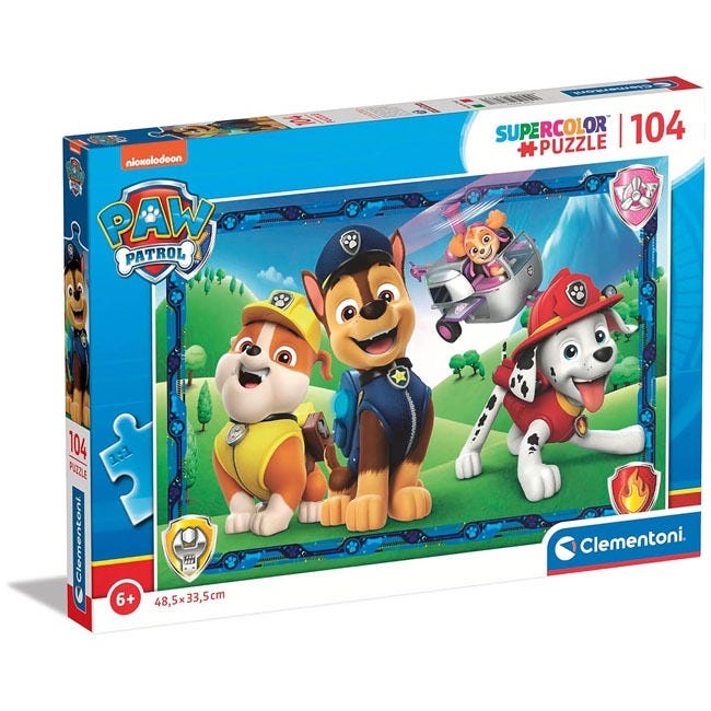 CLEMENTONI PAW PATROL HAPPY - 104 PCS PUZZLE