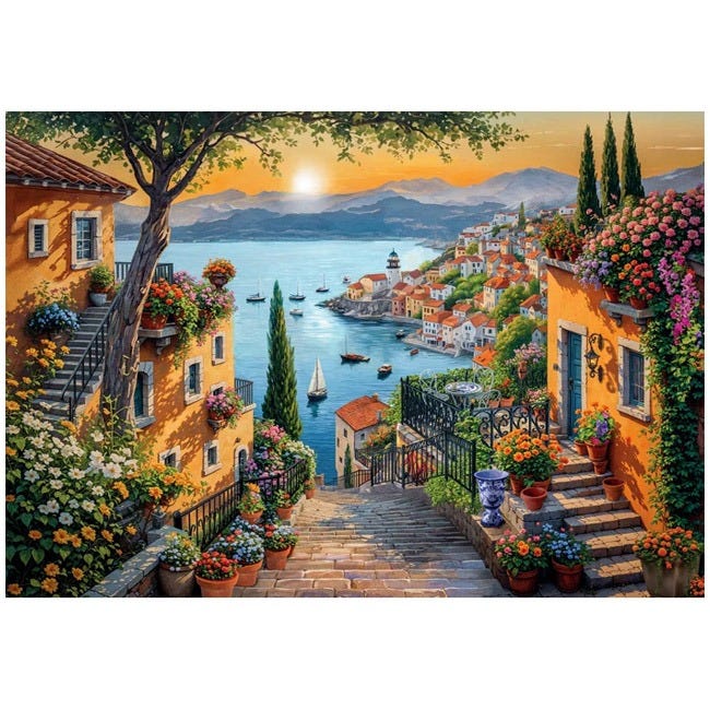 CLEMENTONI HQC STEPS TO THE HARBOR - 1500 PCS PUZZLE