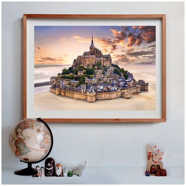 CLEMENTONI HQ COLLECTION MONT SAINT MICHEL - 1500 PCS PUZZLE